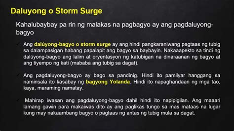 Natatalakay ang Kalagayan, Suliranin at Pagtugon sa Isyung .